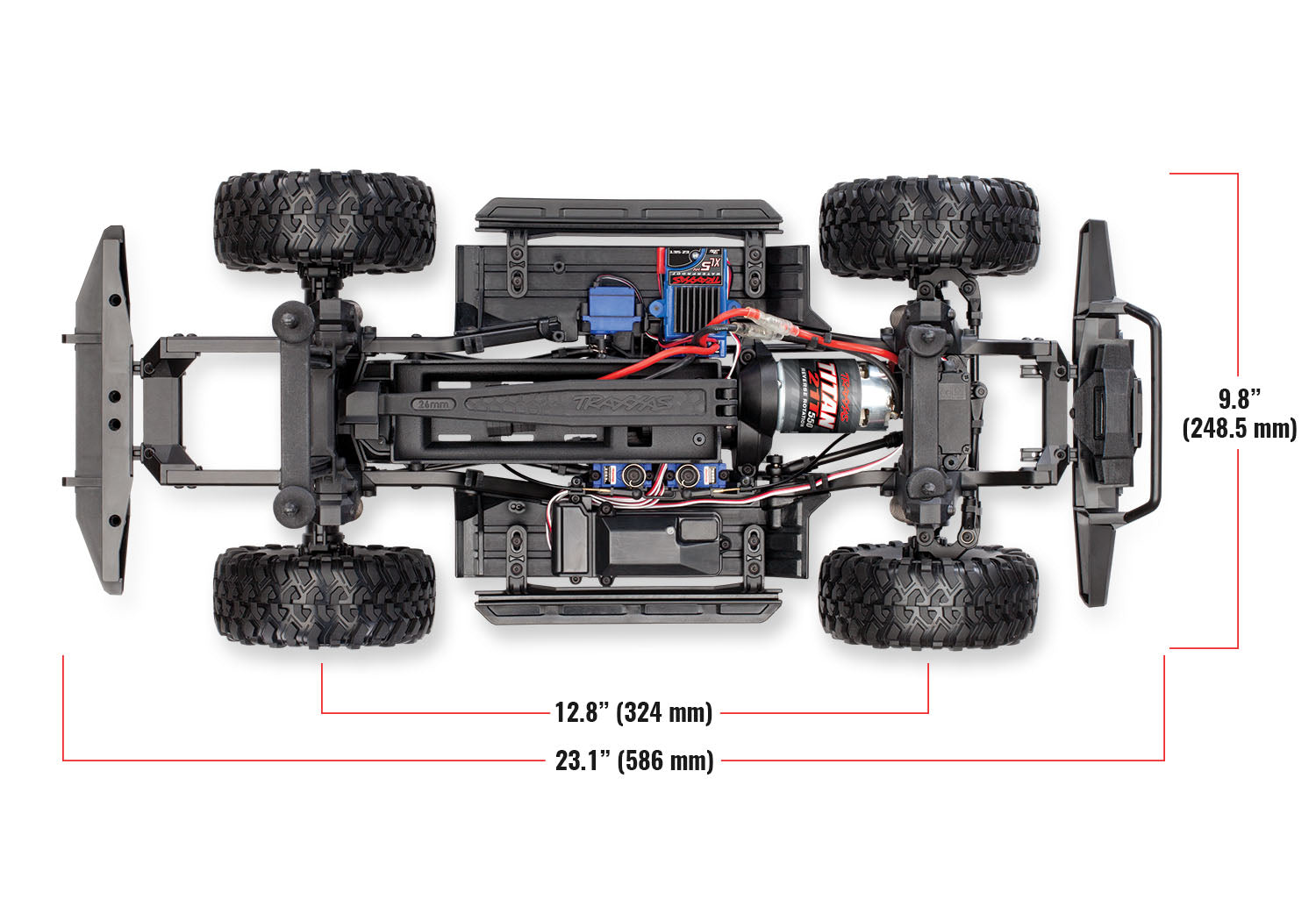 Traxxas Trx4 Scale & Trail Crawler Land Rover Defender T82056-4blk