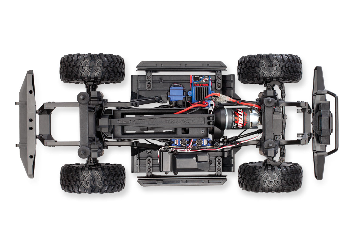 Traxxas Trx4 Scale & Trail Crawler Land Rover Defender T82056-4blk - Techtonic Hobbies - Traxxas