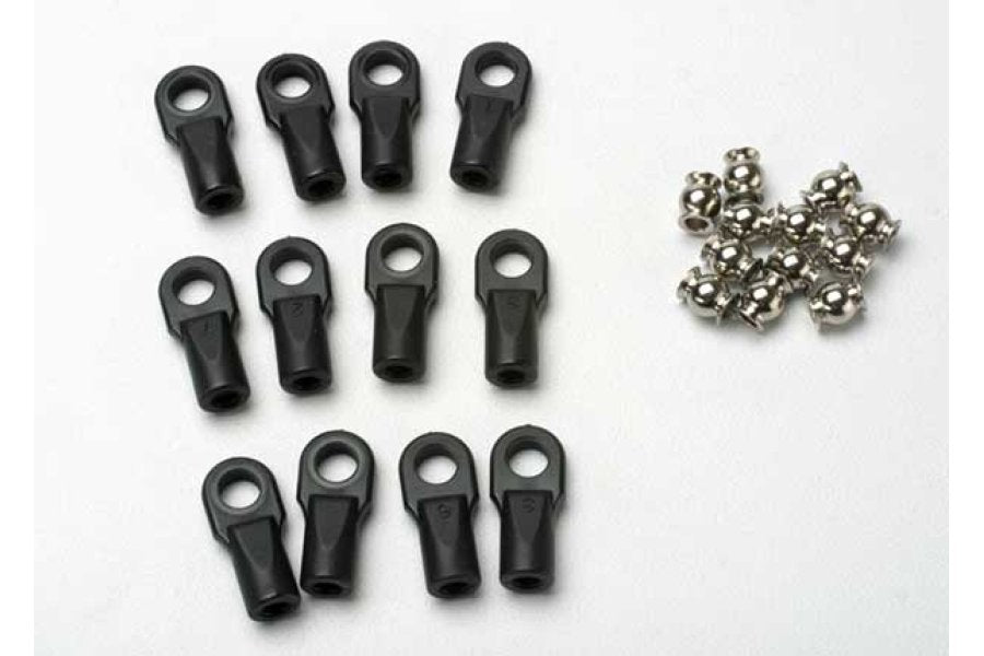 Traxxas-Traxxas  5347: Rod Ends, (Large) With Hollow Balls (12)-rc-cars-scale-models-sunshine-coast