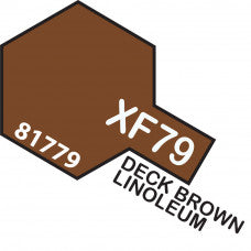 Tamiya-Tamiya Acrylic Mini XF- 79 LINO DECK BROWN-rc-cars-scale-models-sunshine-coast