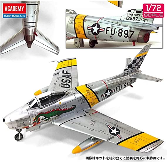 Academy 12546 F-86F "Korean War" Plastic Model Kit (Scale Model) - Techtonic Hobbies - Academy