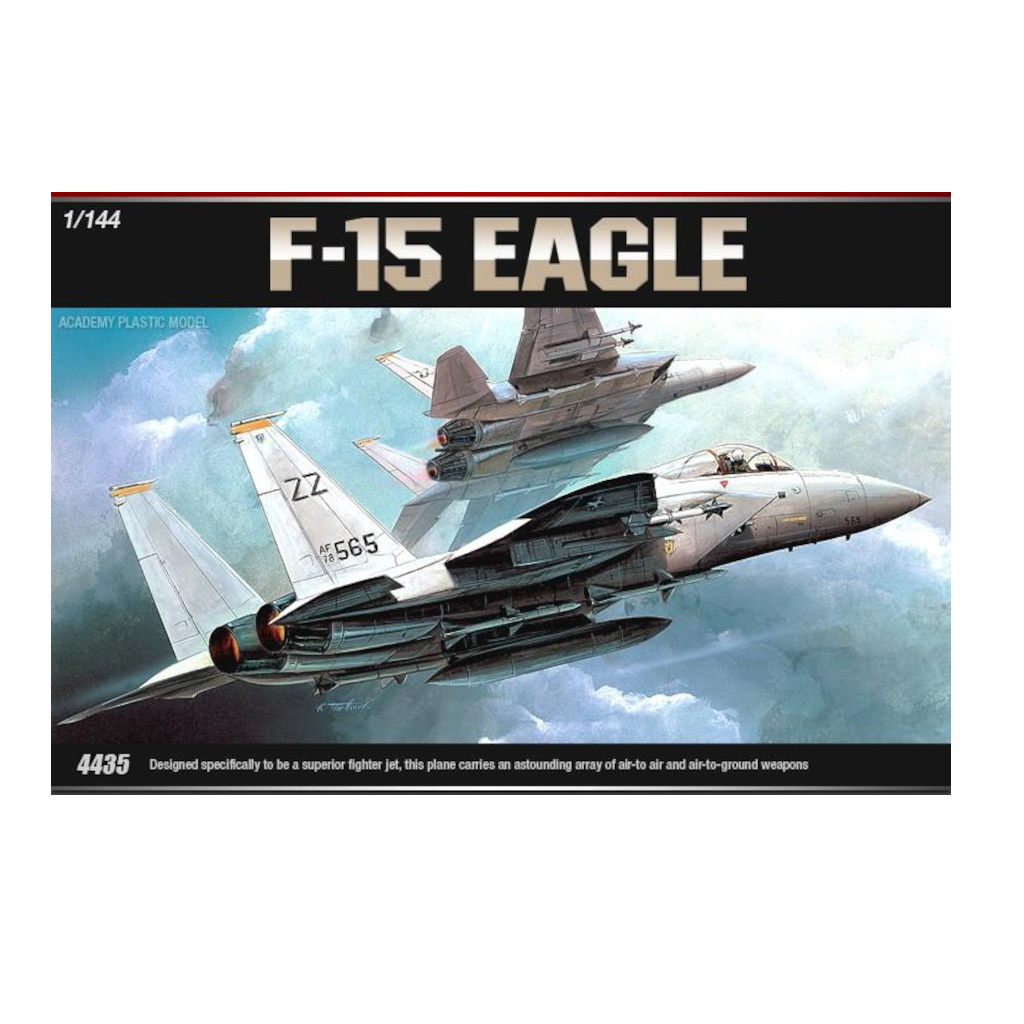 Academy 12609 1/144 F-15C Eagle Plastic Model Kit - Techtonic Hobbies - Academy