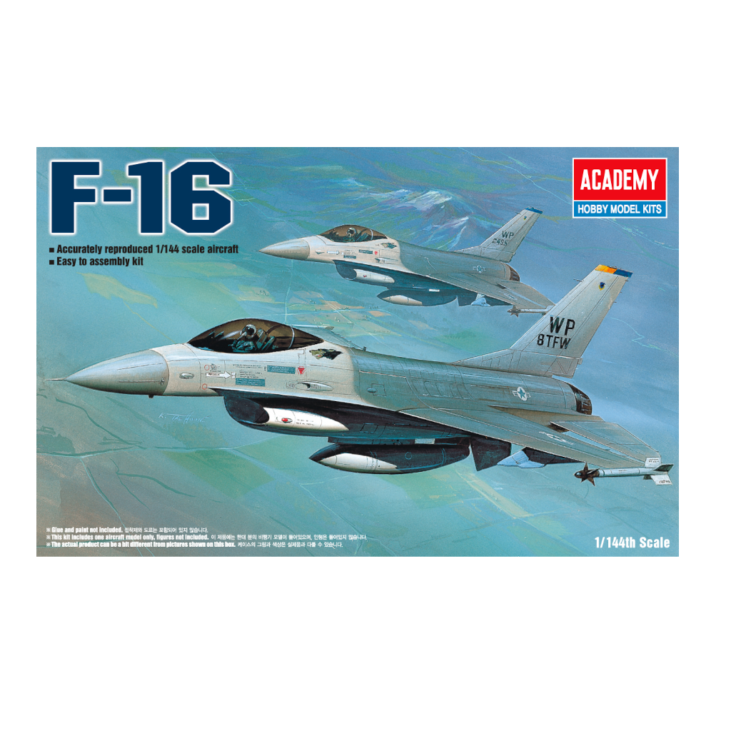 Academy 12610 1/144 F-16 Fighting Falcon Plastic Model Kit - Techtonic Hobbies - Academy