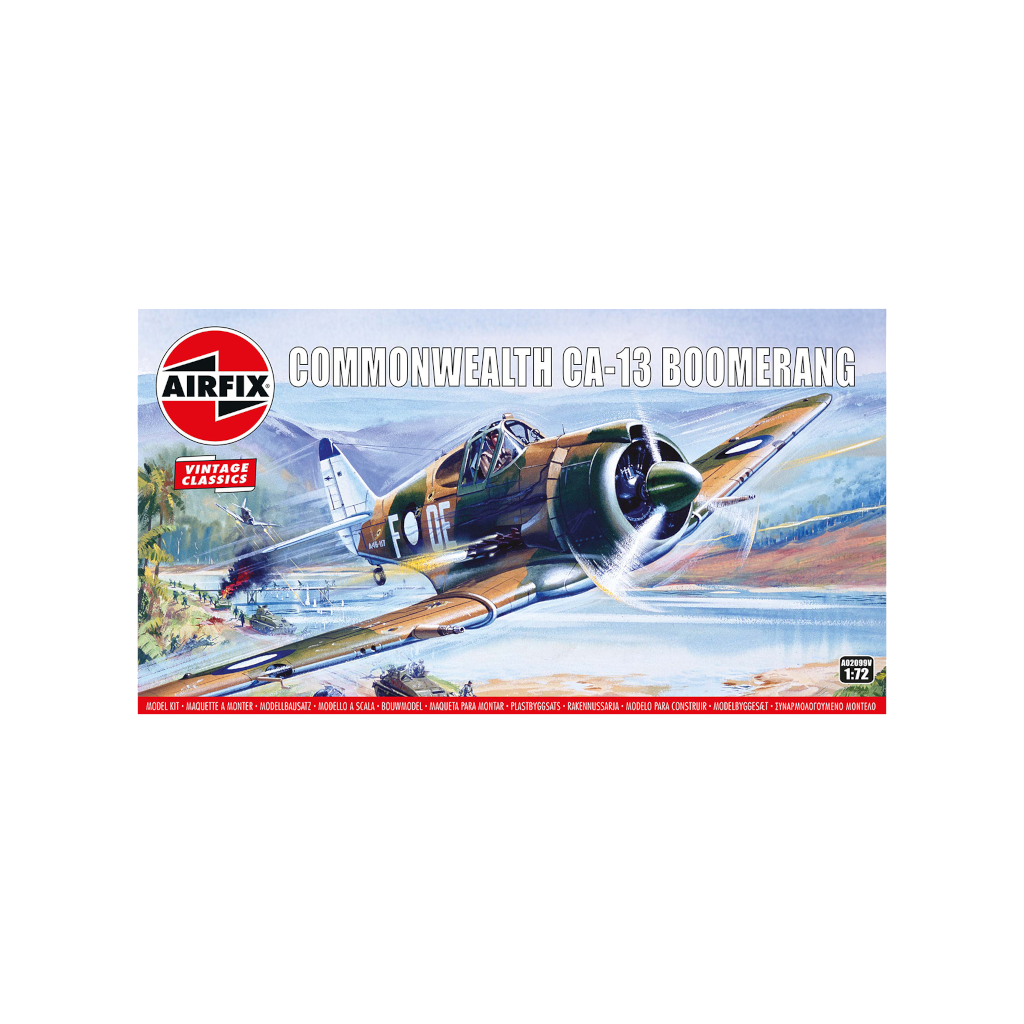 Airfix 02099V 1/72 Scale Commonwealth CA-13 Boomerang (Australian WW2 Fighter) Plastic Model Kit (Scale Models) - Techtonic Hobbies - Airfix