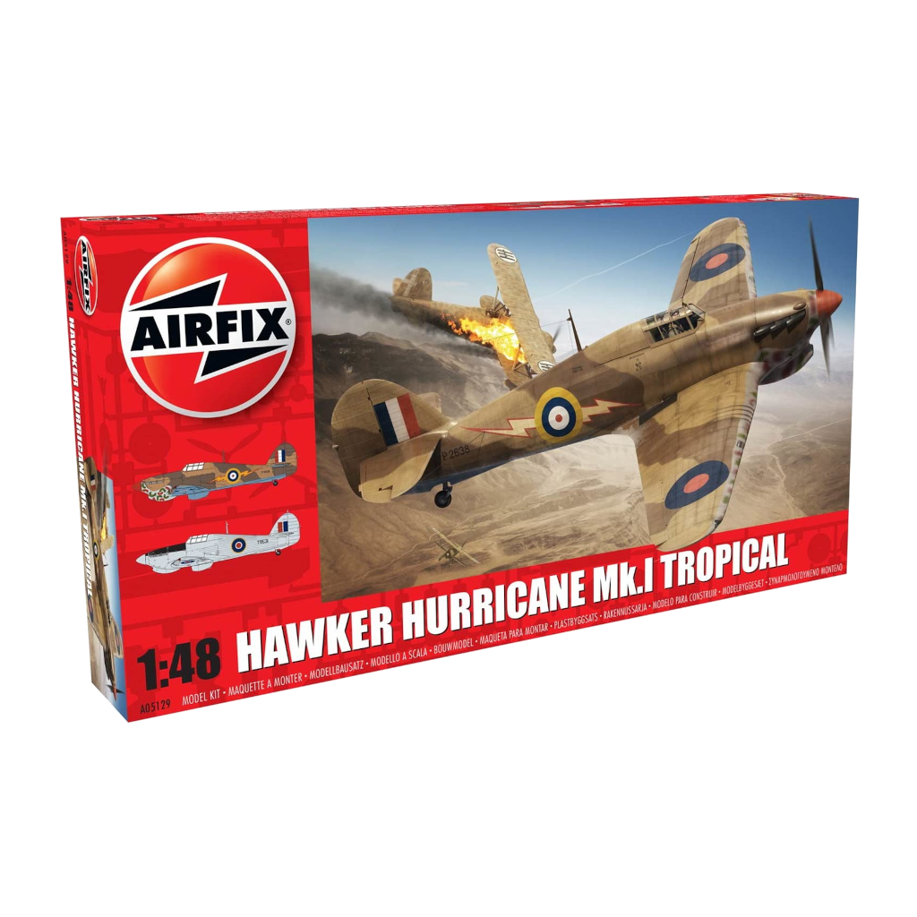 Airfix A05129 1/48 Scale Hawker Hurricane Mk1- Tropical