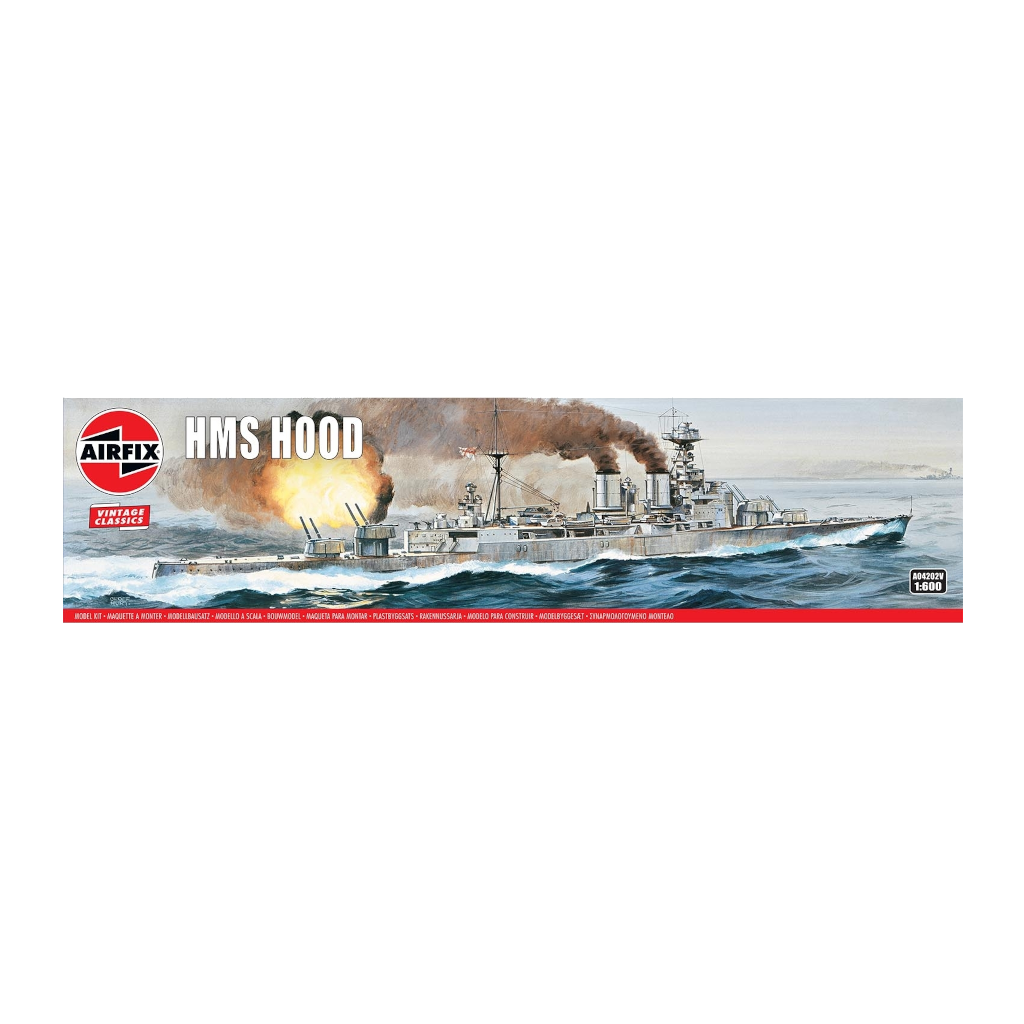 Airfix Vintage Classic A04202V 1/600 Scale HMS Hood - Techtonic Hobbies - Airfix