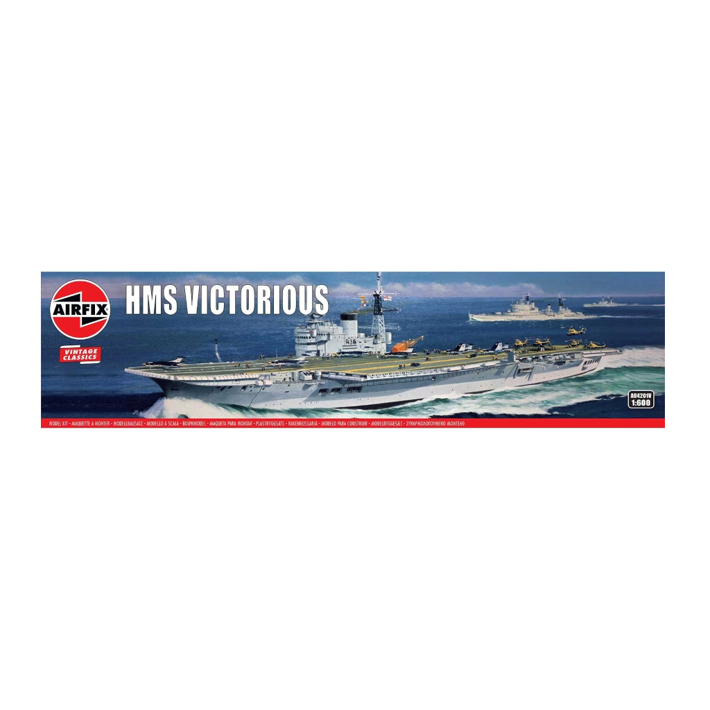 Airfix 1/600 HMS Victorious Plastic Model Kit 04201V - Techtonic Hobbies - Airfix