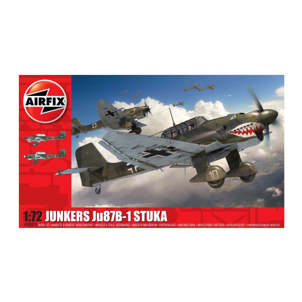 Airfix A03087A 1/72 Scale Junkers Ju87B-1 Stuka