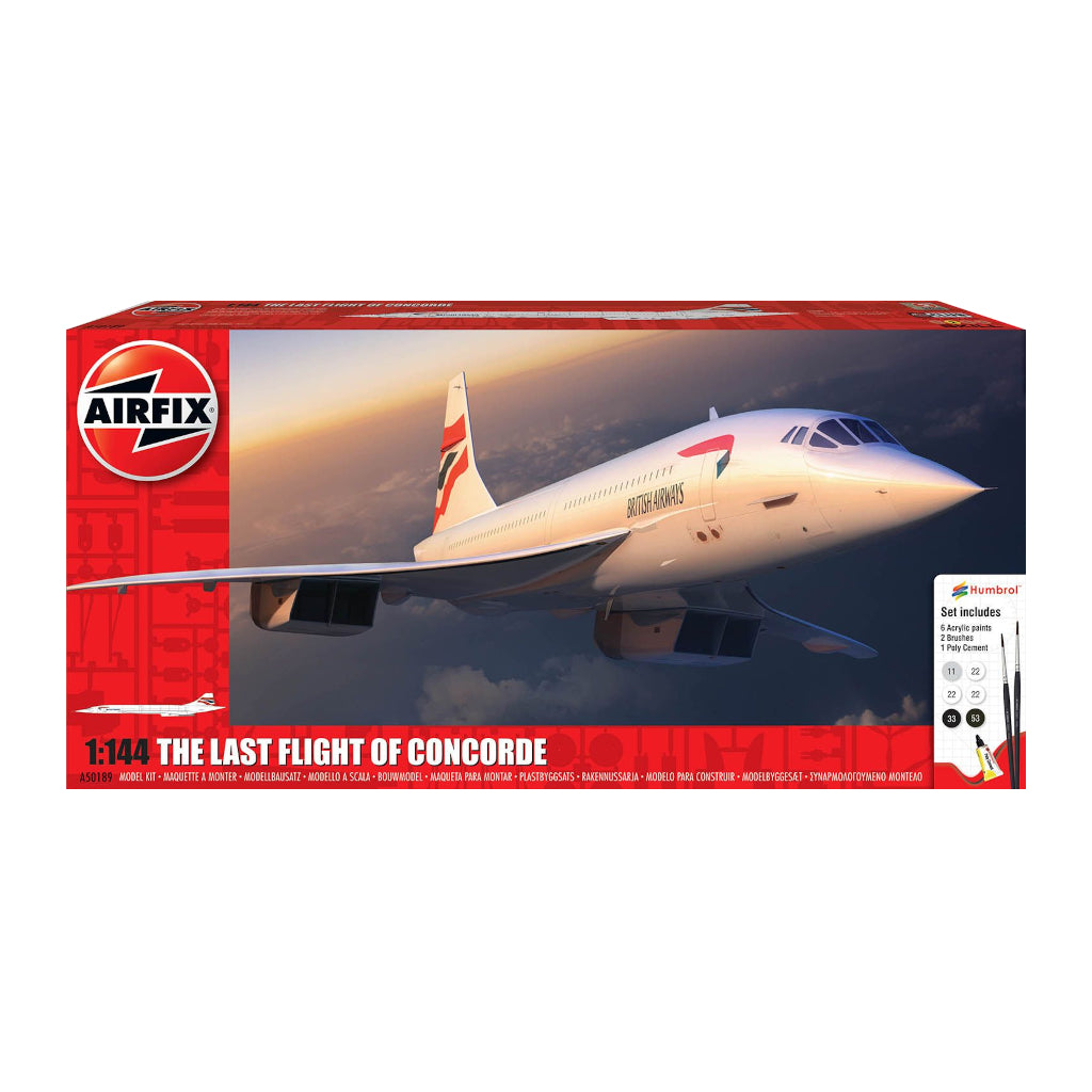 Airfix The Last Flight Of Concorde 1/144 A50189 - Techtonic Hobbies - Airfix