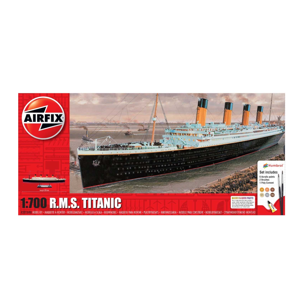 Airfix A50164A 1/700 Scale - Rms Titanic Medium Gift Set - Techtonic Hobbies - Airfix