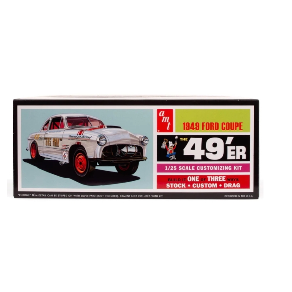 AMT 1359 1/25 Scale 1949 Ford Coupe the 49'er Plastic Model Kit - Techtonic Hobbies - AMT