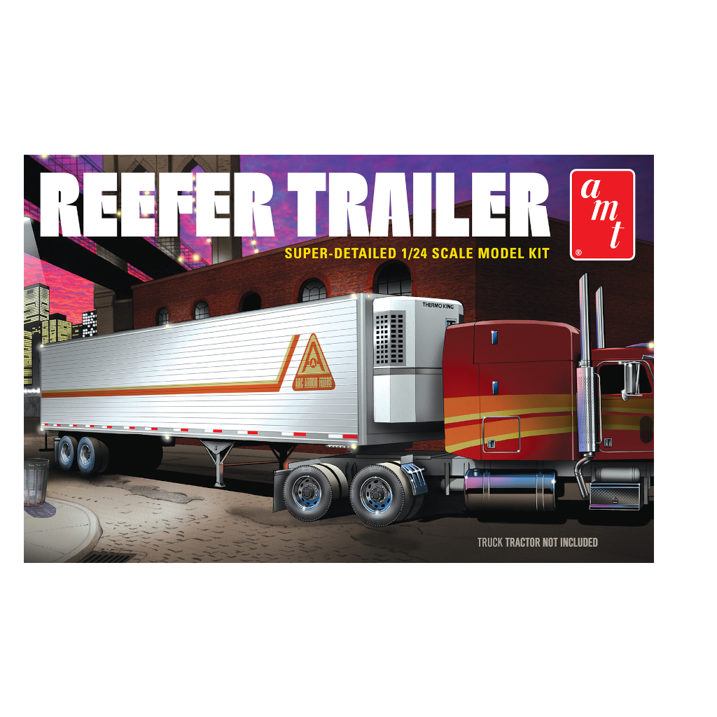 AMT 1170 1/24 Scale "Reefer" Refrigerated Trailer Plastic Model Kit - Techtonic Hobbies - AMT