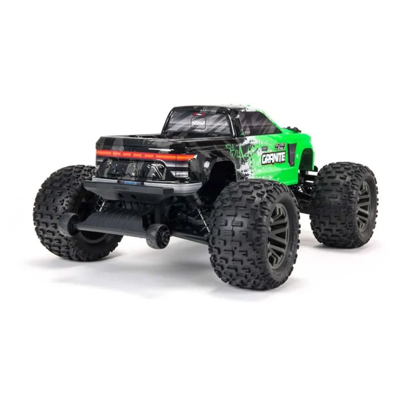 Arrma Granite V3 4X4 3S BLX Monster Truck, RTR, Green, ARA4302V3BT1 - Techtonic Hobbies - Arrma