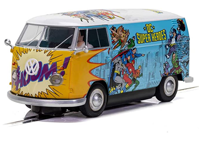 Scalextric-Scalextric VW Panel Van T1B - DC Comics-rc-cars-scale-models-sunshine-coast