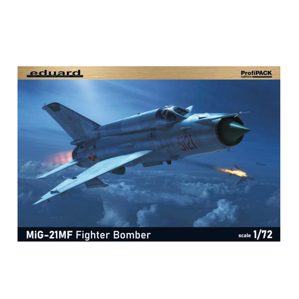 Eduard 70142 1/72 Scale MiG-21MF Fighter-Bomber Plastic Model Kit - Techtonic Hobbies - Eduard