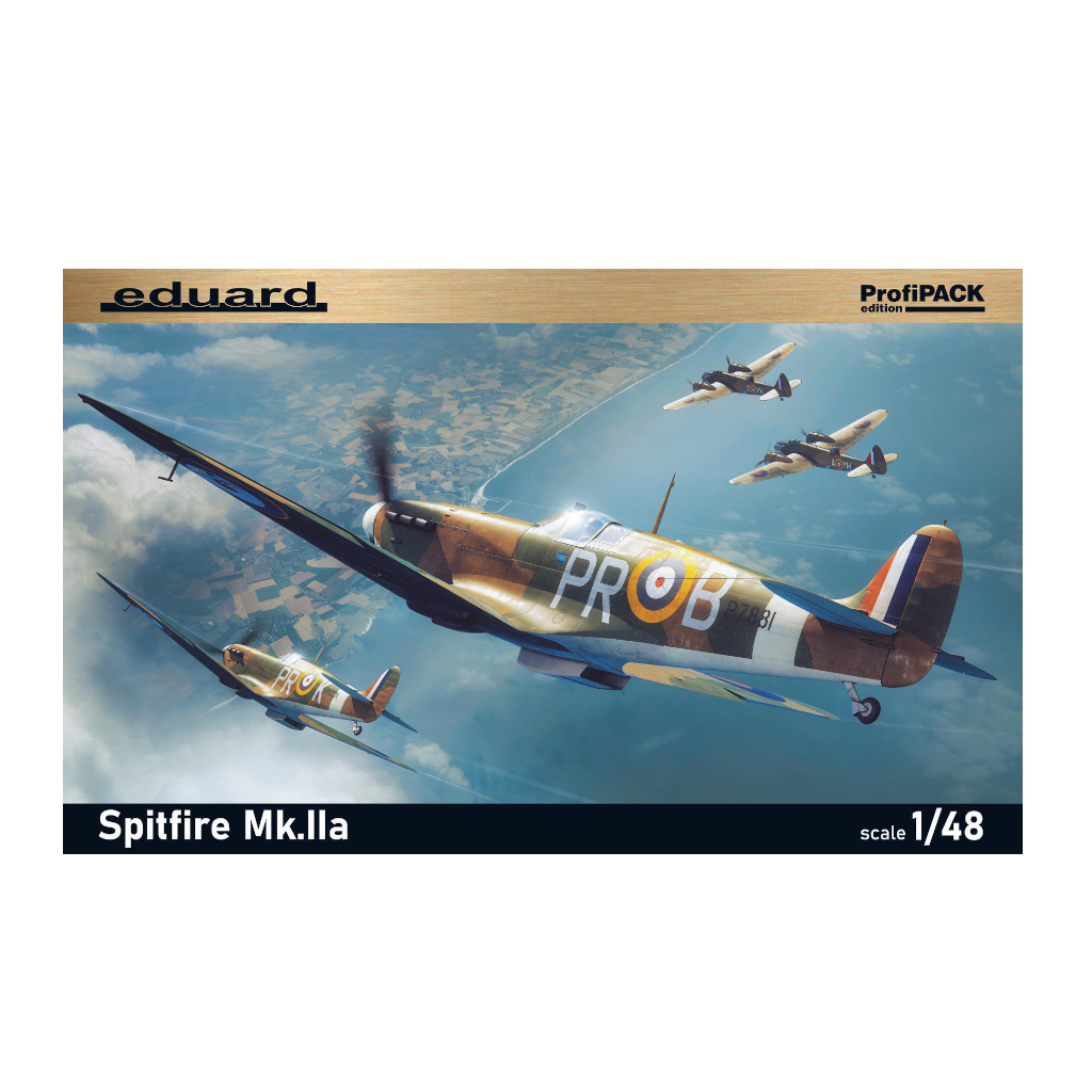 Eduard 82153 1/48 Scale Spitfire Mk.IIa Profipack edition Plastic Model Kit - Techtonic Hobbies - Eduard