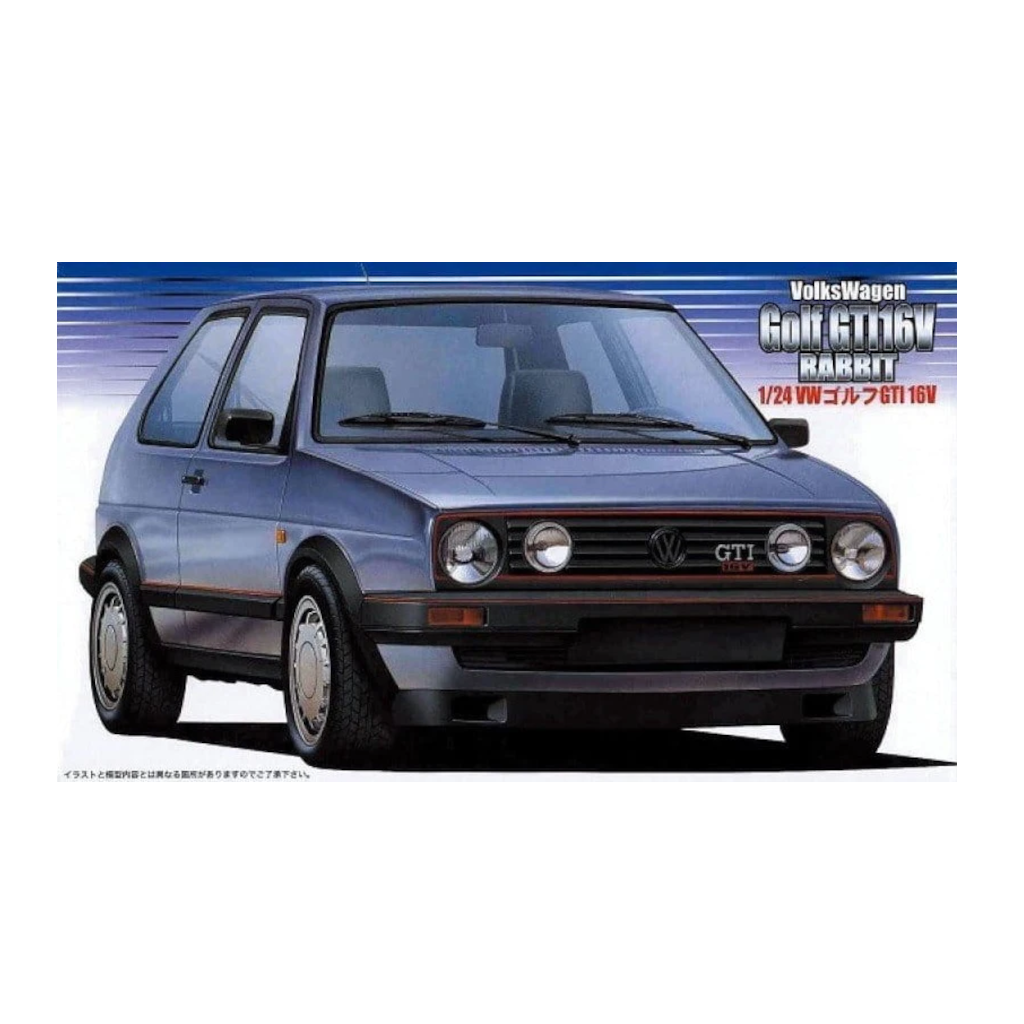 Fujimi 126753 1/24 Scale RS-18 Volkswagen Golf GTI16V Rabbit Plastic Model Kit - Techtonic Hobbies - Fujumi