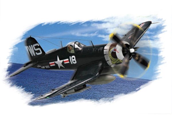 Hobby Boss 80218 F4U-4 Corsair Easy Assembly Plastic Model Kit (Scale Model) - Techtonic Hobbies - Hobby Boss