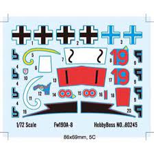 Hobby Boss 80244 Focke-Wulf Fw190A-8 Easy Assembly Plastic Model Kit (Scale Model) - Techtonic Hobbies - Hobby Boss