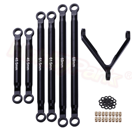 Techtonic-Techtonic Link set suspension linkages for 133.7mm Long Wheel Base Axial SCX24 -rc-cars-scale-models-sunshine-coast