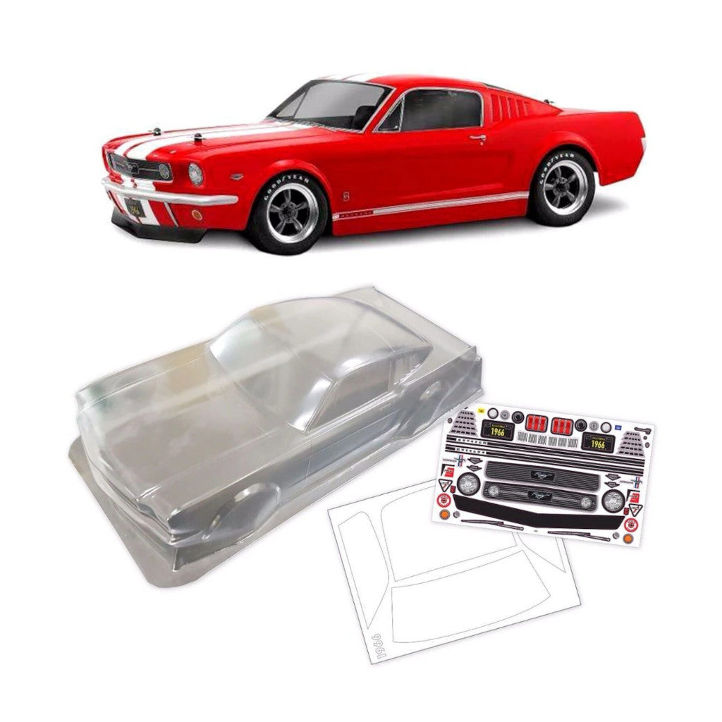 HPI 17519 1/10 Scale RC Drift Onroad Inner Body 1966 Ford Mustang GT 200mm - Techtonic Hobbies - HPI