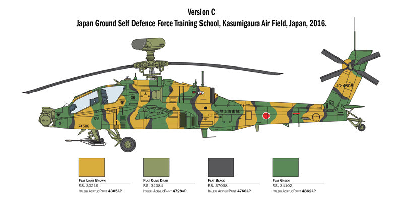 Italeri 2748 1/48 Scale Ah-64D Longbow Apache Model Kit - Techtonic Hobbies - Italeri