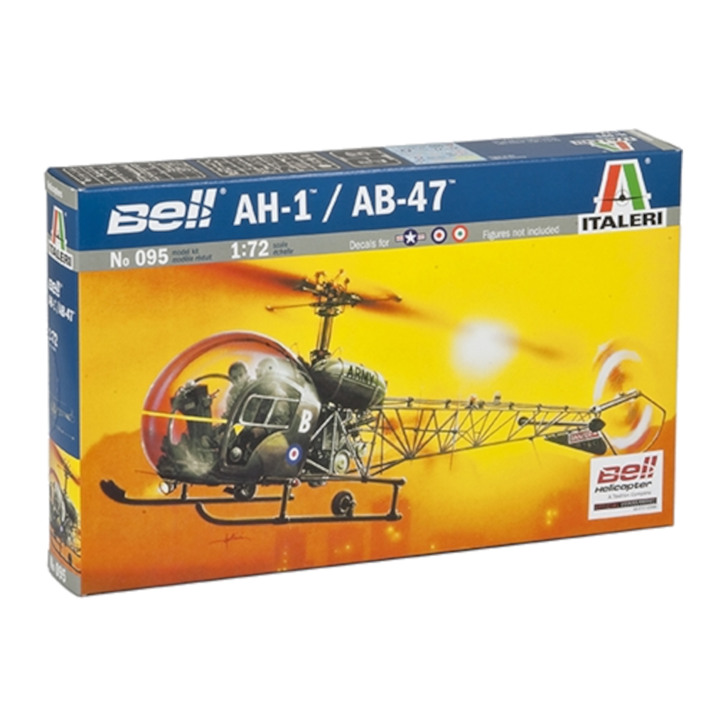Italeri 0095 1/72 Scale Bell Ah-1/Ab-47 Sioux - Techtonic Hobbies - Italeri