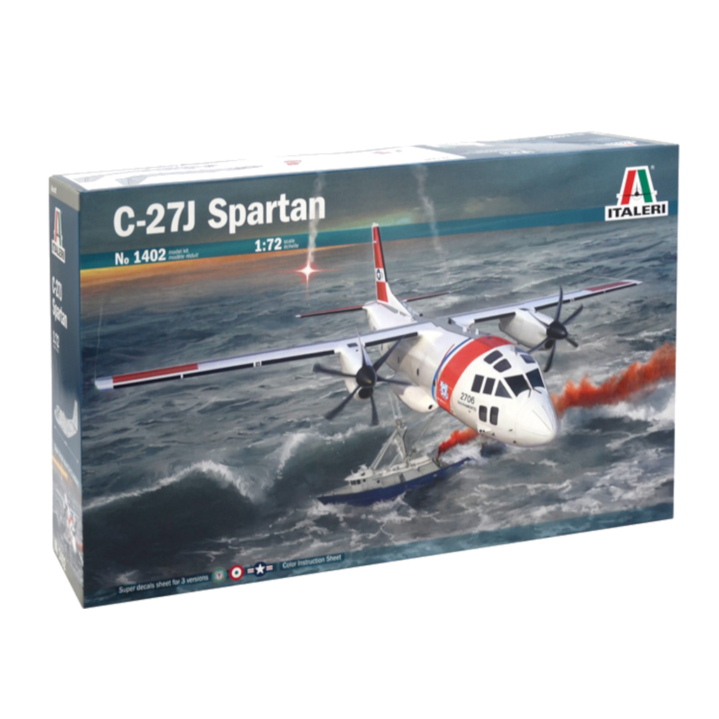 Italeri 01402 1/72 Scale C-27J Spartan - Techtonic Hobbies - Italeri