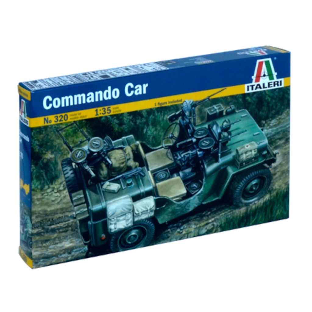 Italeri 00320 1/35 Scale Commando Car - Willys Jeep - Techtonic Hobbies - Italeri