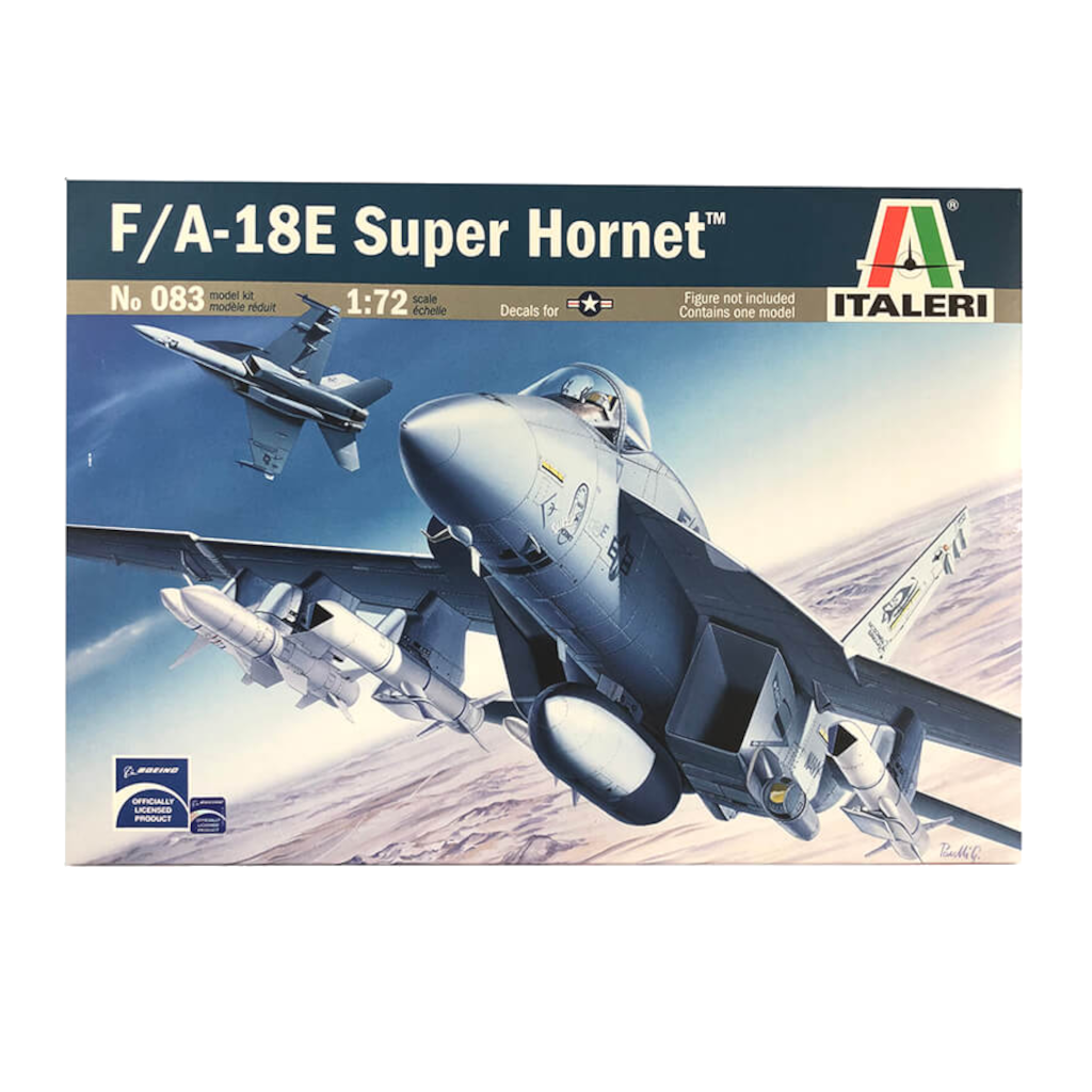 Italeri 000083 1/72 Scale F/A-18E  Super Hornet - Techtonic Hobbies - Italeri