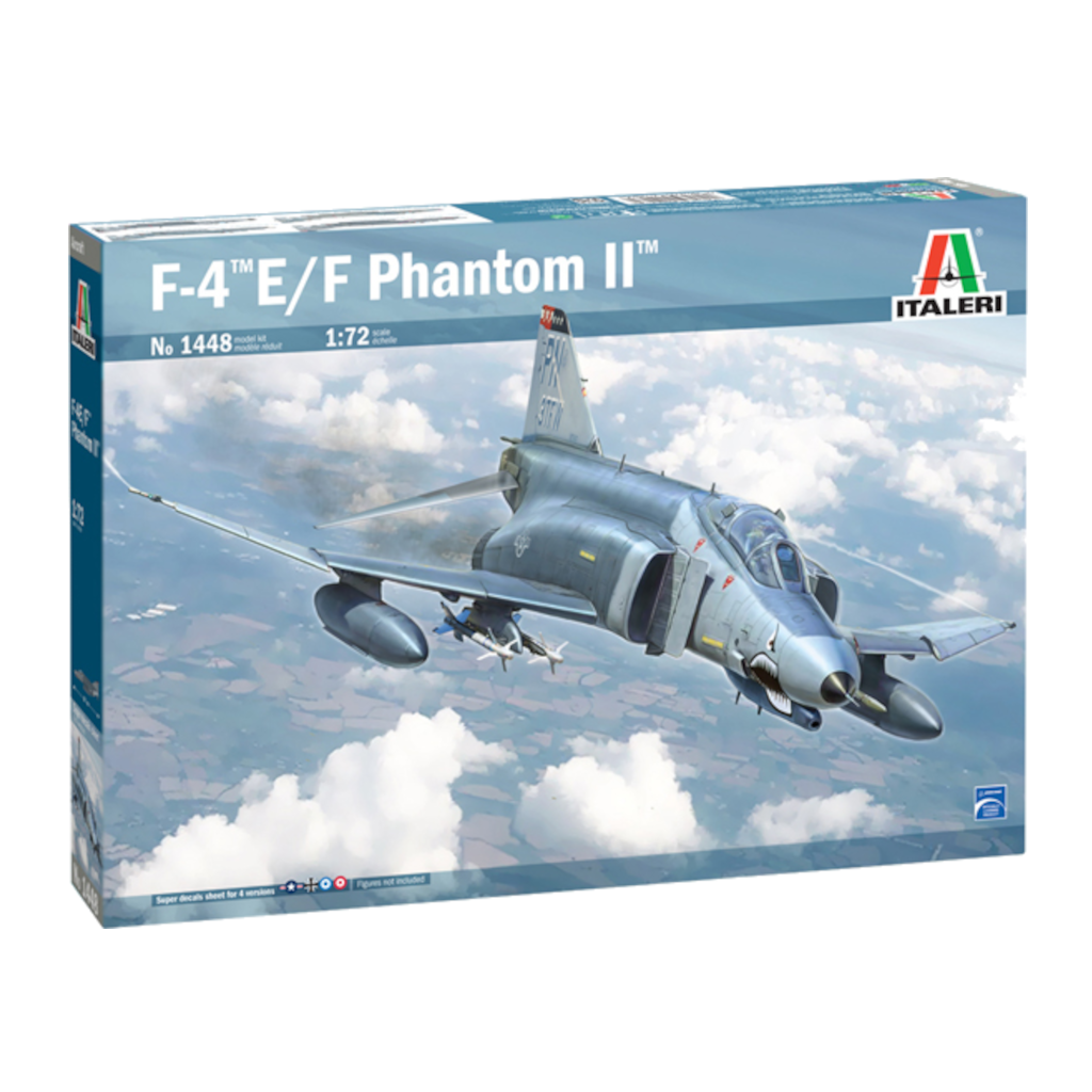 Italeri 001448 1/72 Scale F-4E/F Phantom II - Techtonic Hobbies - Italeri