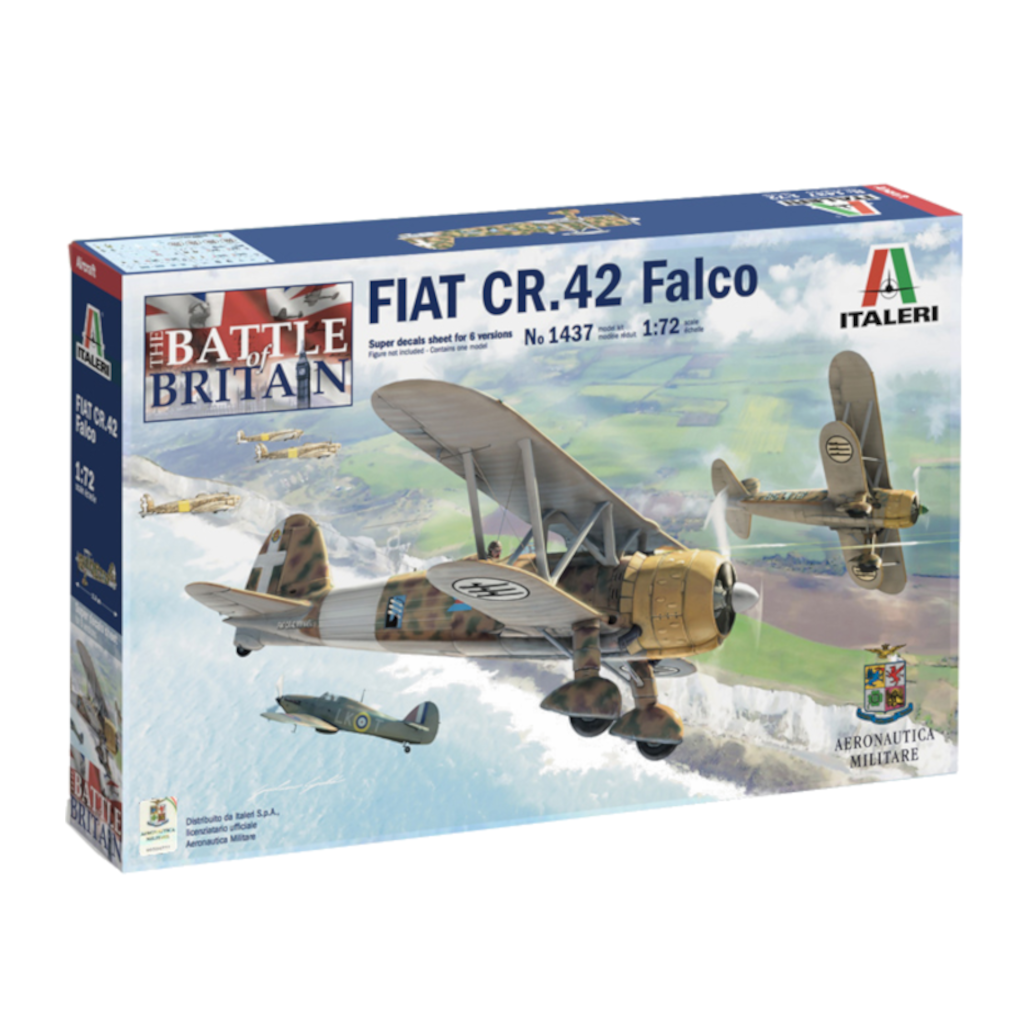 Italeri  01437 1/72 Scale Fiat CR.42 Falco - Techtonic Hobbies - Italeri