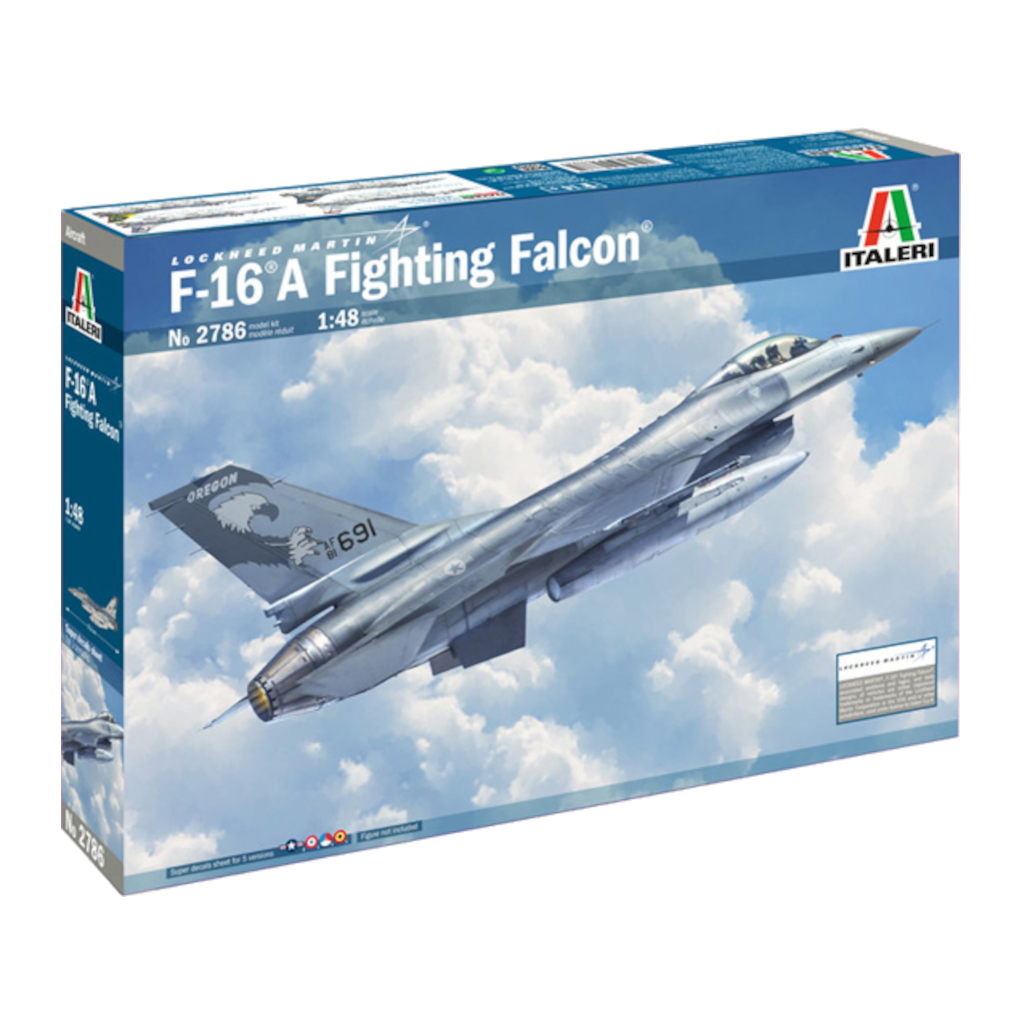 Italeri 02786 1/48 Scale F-16A Fighting Falcon Plastic Kit - Techtonic Hobbies - Italeri