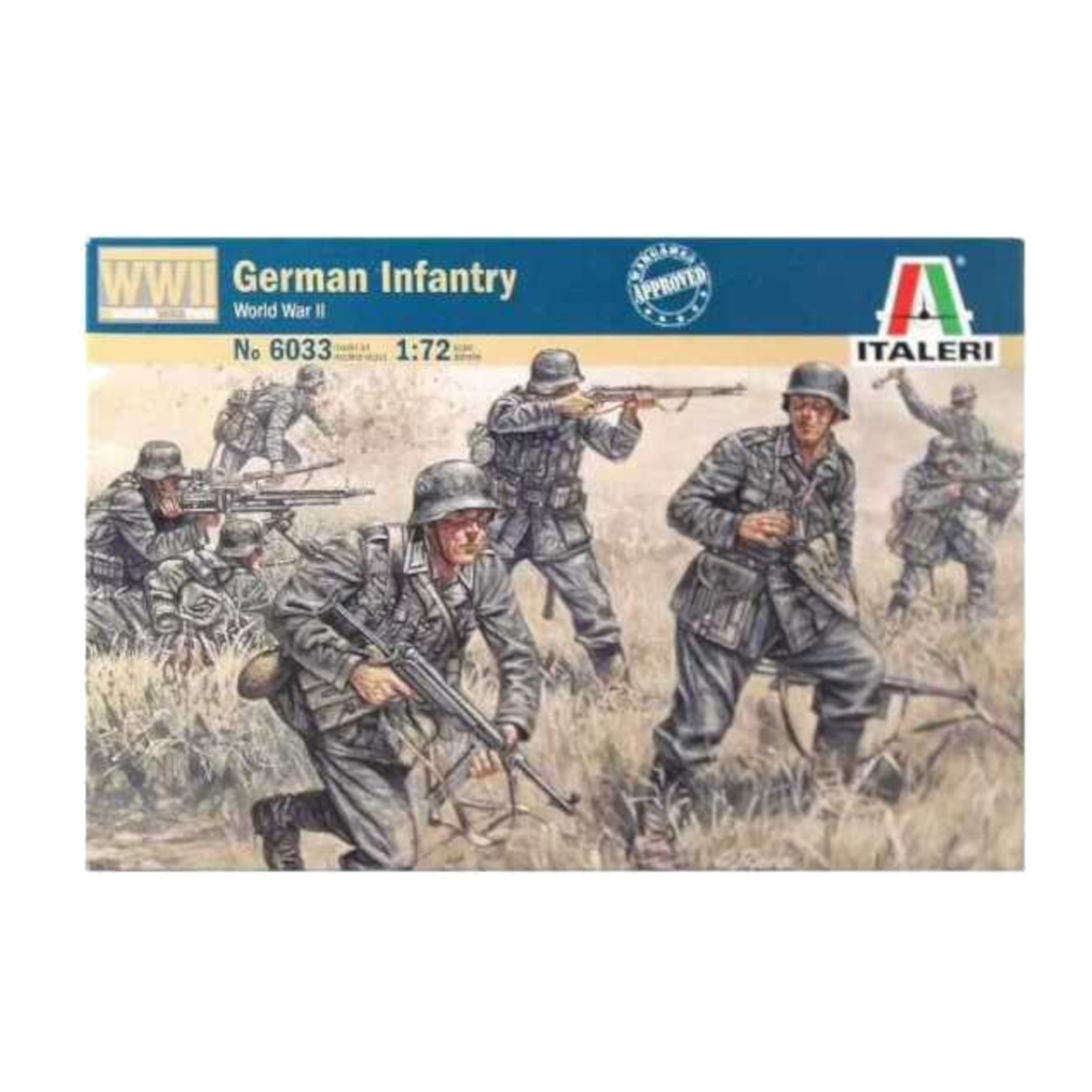 Italeri 006033 1/72 Scale German Infantry WW2 - Techtonic Hobbies - Italeri