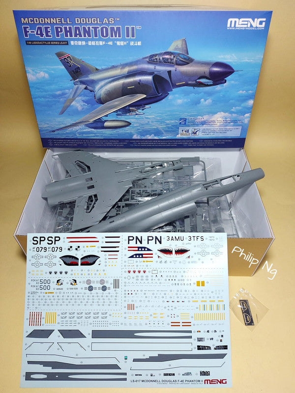 MENG LS-017 1/48 Scale McDonnell Douglas F-4E Phantom II Scale Model Kit - Techtonic Hobbies - Meng