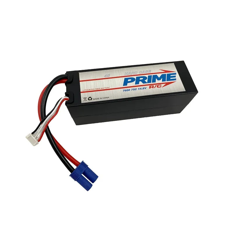Prime RC-Prime RC 7600mAh 4S 14.8v 75C Hard Case LiPo Battery with EC5 Connector-rc-cars-scale-models-sunshine-coast