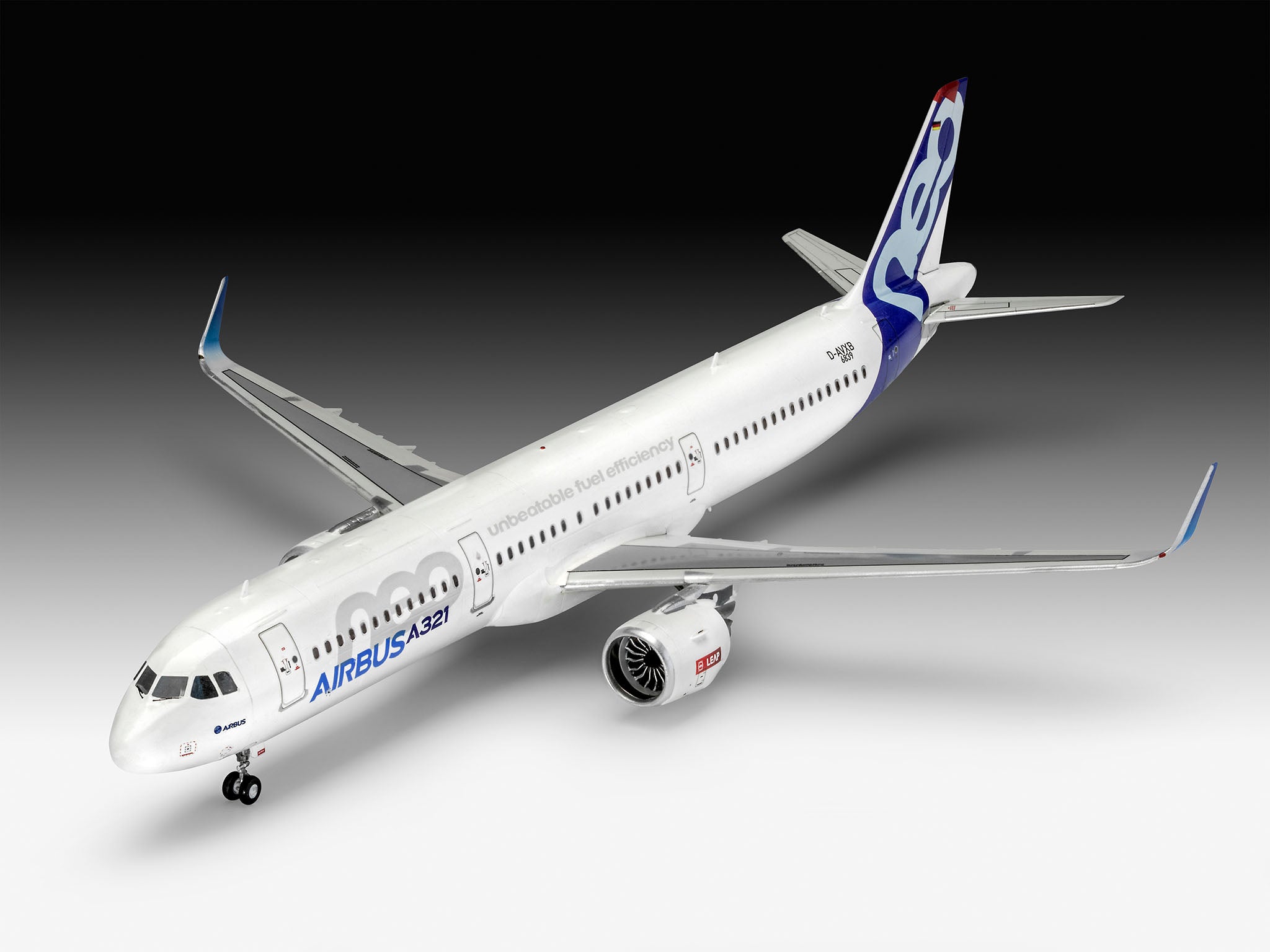Revell 04952 1/144 Scale Airbus A321 Neo Model Kit - Techtonic Hobbies - Revell