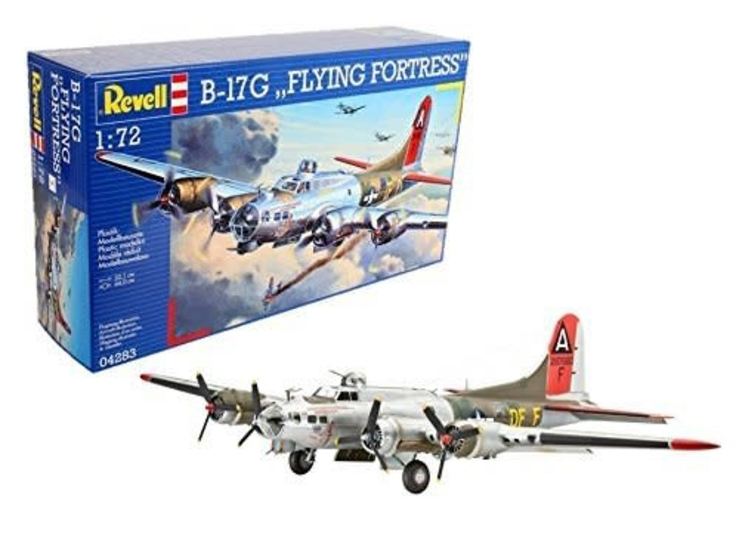 Revell 04283 1/72 Scale Boeing B-17G "Flying Fortress" Plastic Model Kit - Techtonic Hobbies - Revell