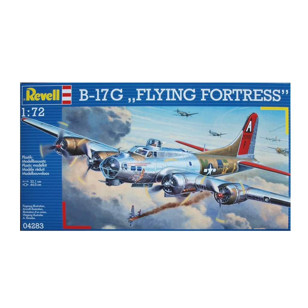 Revell 04283 1/72 Scale Boeing B-17G "Flying Fortress" Plastic Model Kit - Techtonic Hobbies - Revell