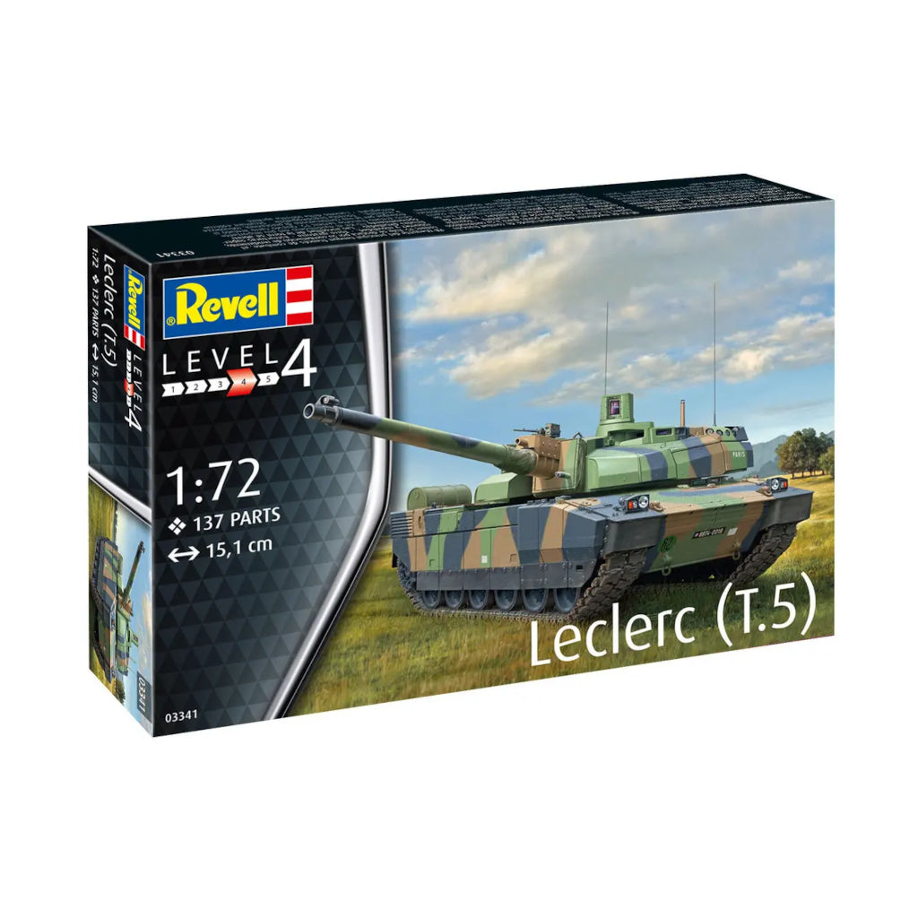 Revell 03341 1/72 Scale Leclerc (T.5) (French Main Battle Tank) Plastic Model Kit - Techtonic Hobbies - Revell