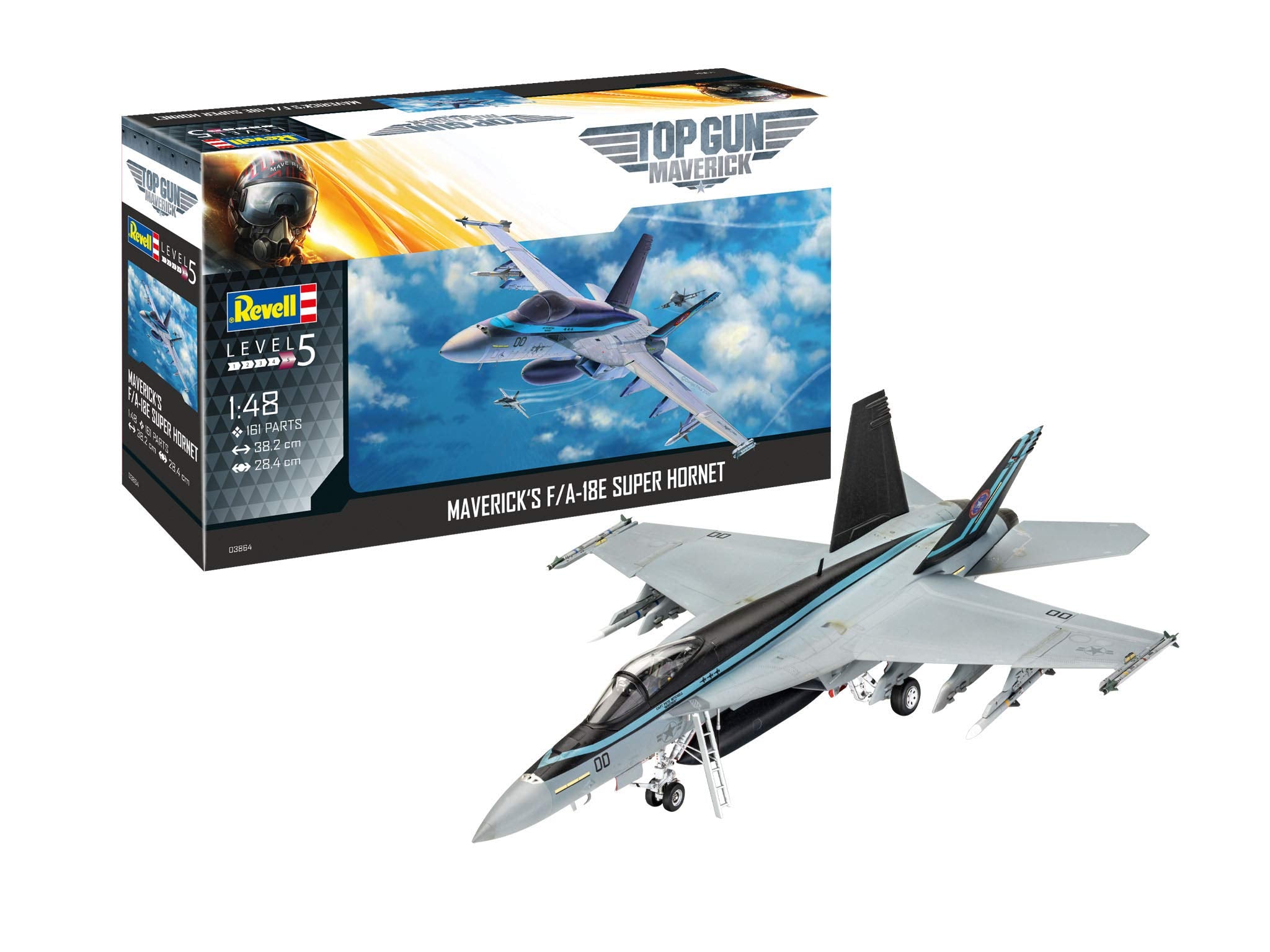 Revell 03864 1/48 Scale Mavrick's F/A-18E Super Hornet "TOP GUN" - Techtonic Hobbies - Revell