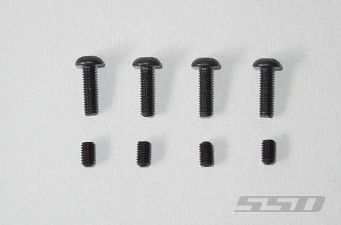 PRO ALUMINUM C HUBS FOR SCX10 (BLACK) - Techtonic Hobbies - Techtonic Hobbies