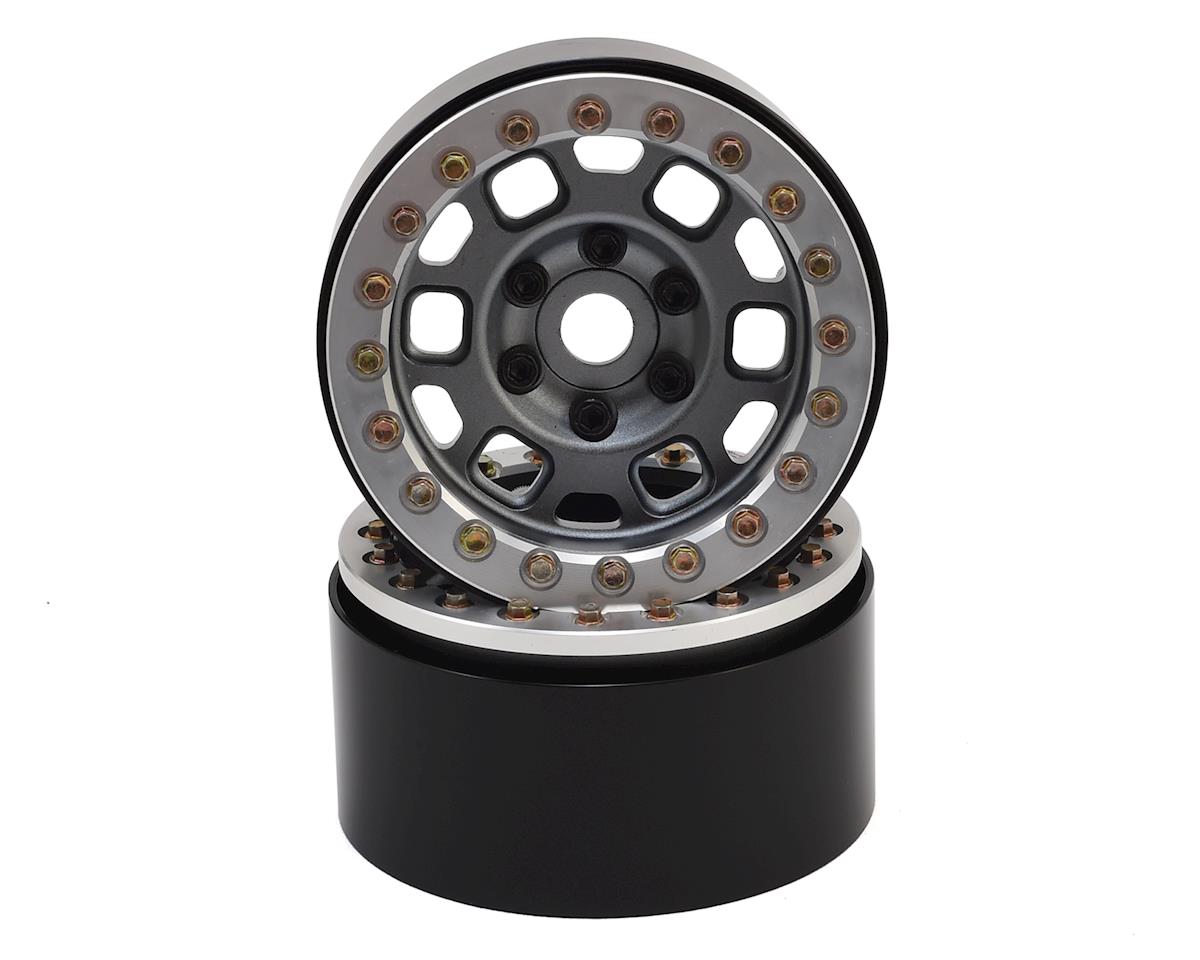 SSD 1.9" Contender (Grey) Beadlock Wheels (RC Car) - Techtonic Hobbies - SSD