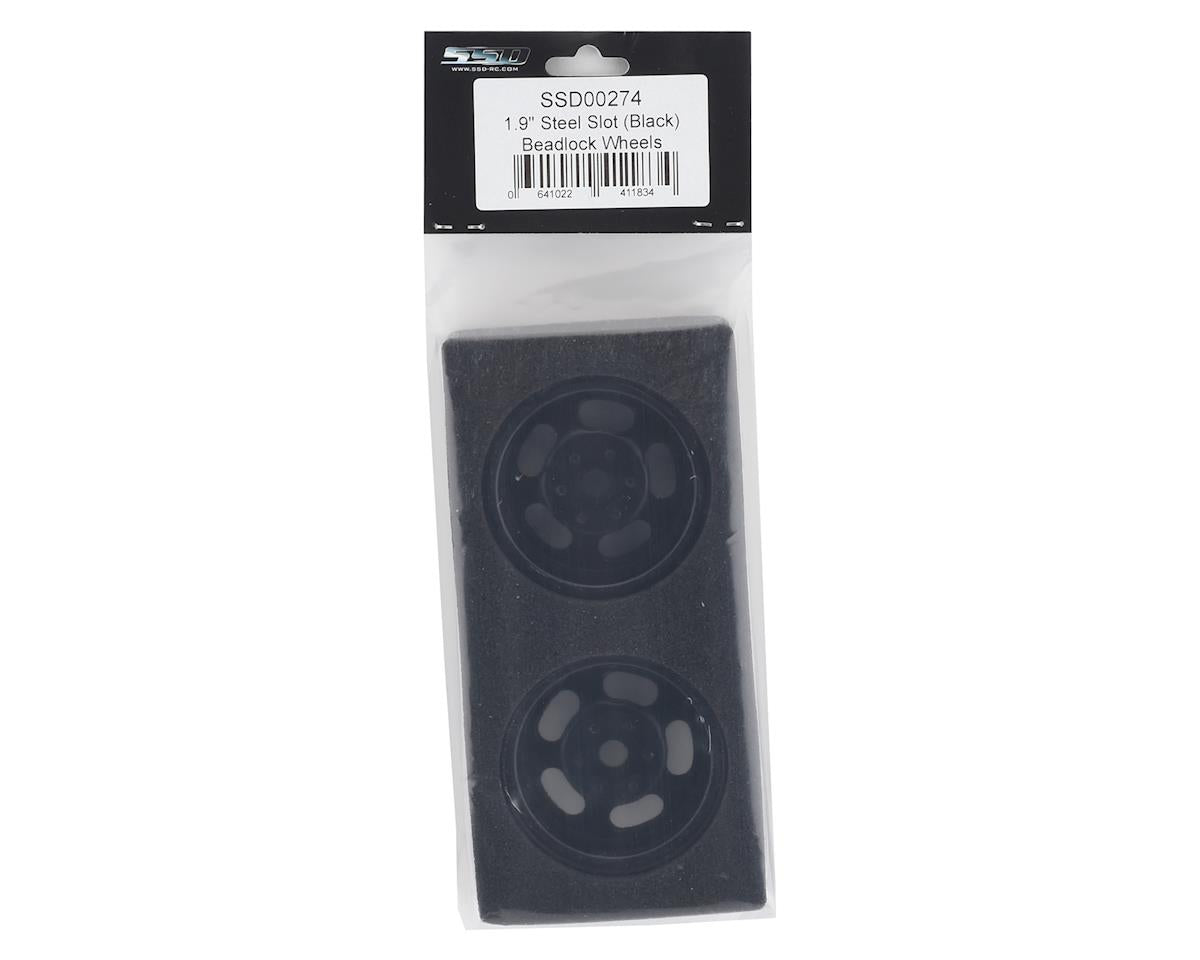 SSD 1.9" Slot (Black) Beadlock Wheels (RC Car) - Techtonic Hobbies - SSD