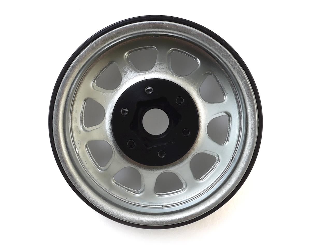 SSD RC Stock 1.9” Steel Beadlock Wheels (Silver) - Techtonic Hobbies - SSD