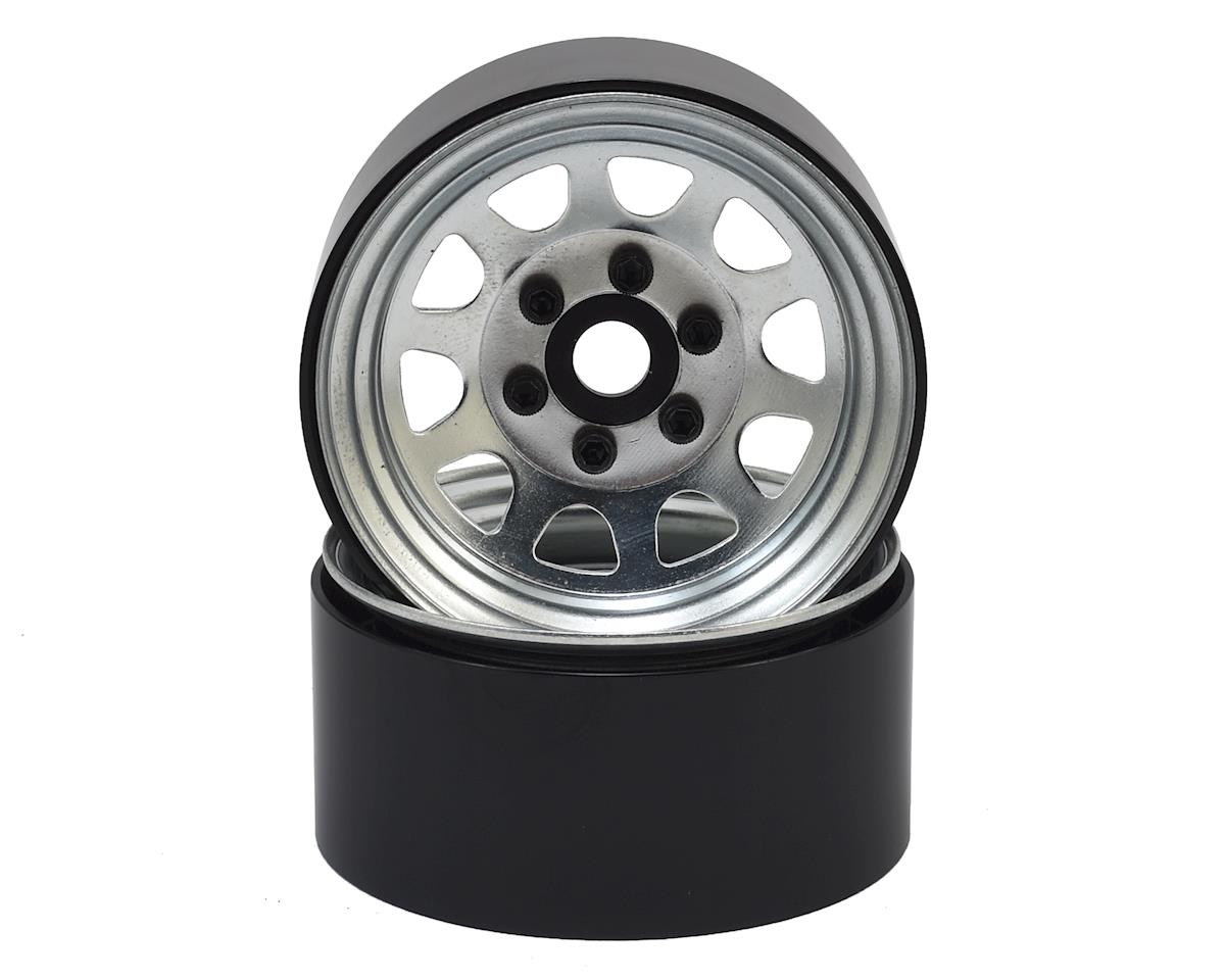 SSD RC Stock 1.9 � Steel Beadlock Wheels (Silver) (RC Car) - Techtonic Hobbies - SSD