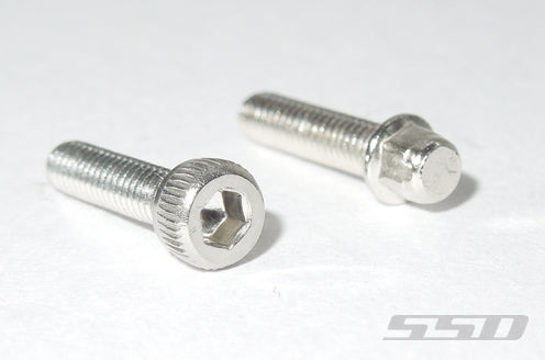 SILVER M2.5 X 10MM SCALE WHEEL BOLTS SSD00409 (RC Car) - Techtonic Hobbies - SSD