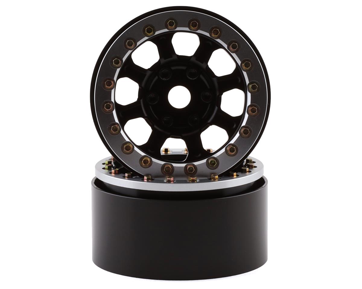 SSD RC Warrior 1.9" Beadlock Crawler Wheels (Black) (2) (RC Car) - Techtonic Hobbies - SSD