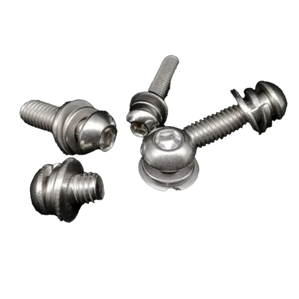 Techtonic Stainless Steel Button Head screw M3x6 with washers - Techtonic Hobbies - Techtonic