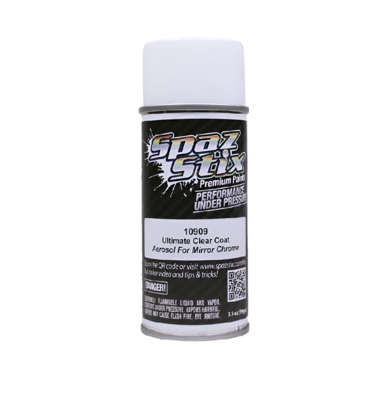 Spazstix-SPAZSTIX ultimate clear coat aerosol paint 3.5oz- for mirror chrome-rc-cars-scale-models-sunshine-coast